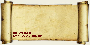 Jasmina Mošorinac vizit kartica